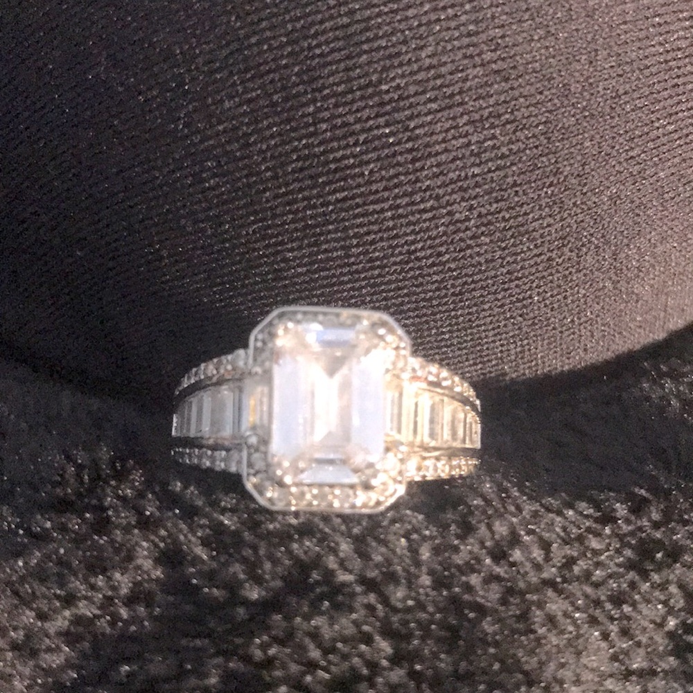 Sterling silver CZ ring